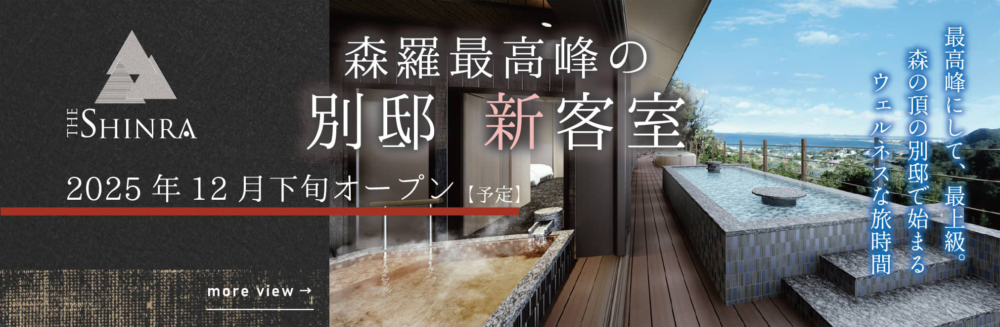 森羅最高峰の別邸新客室